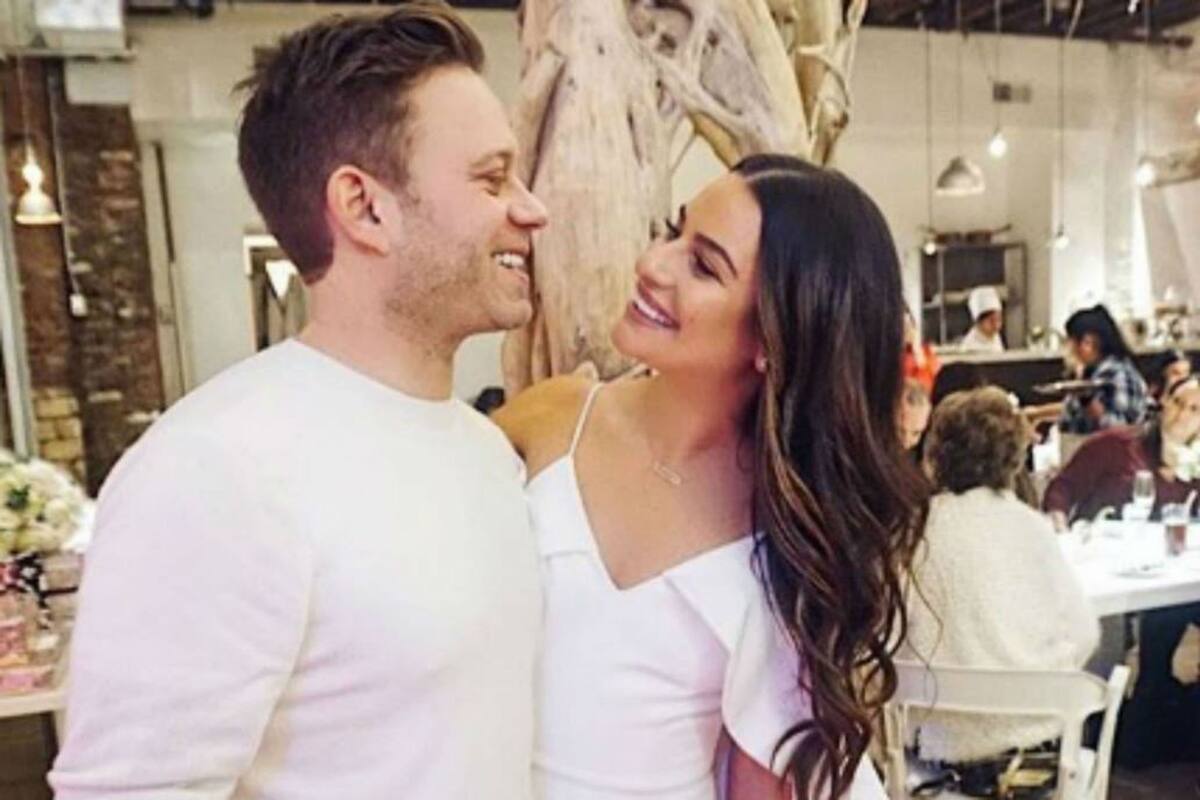 Lea Michele junto a su esposo, Zandy Reich