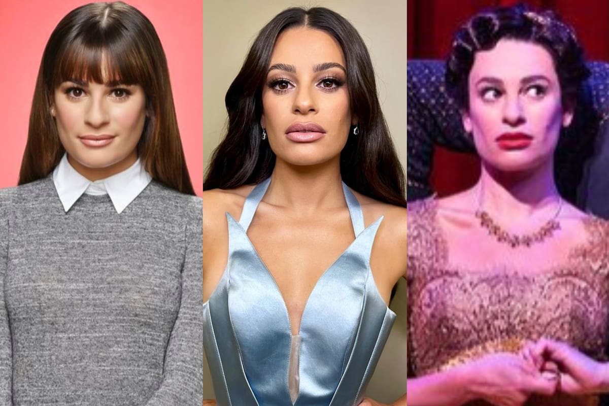 Lea Michele la actriz que interpretó a Rachel Berry en Glee superó la "maldición" y hoy brilla como Fanny Brice en Broadway (Foto: Pinterest / Instagram @leamichele / Matthew Murphy)
