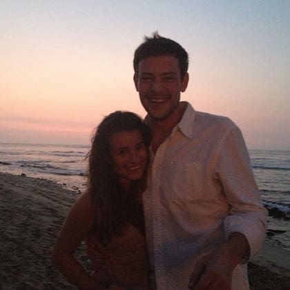 Lea Michele y Cory Monteith estaban en pareja el momento de su muerte