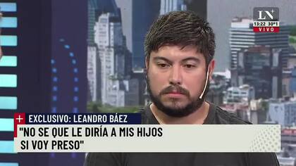 Leandro Báez rompió el silencio: "Con nuestra condena, la Justicia le mandó un mensaje al Gobierno"