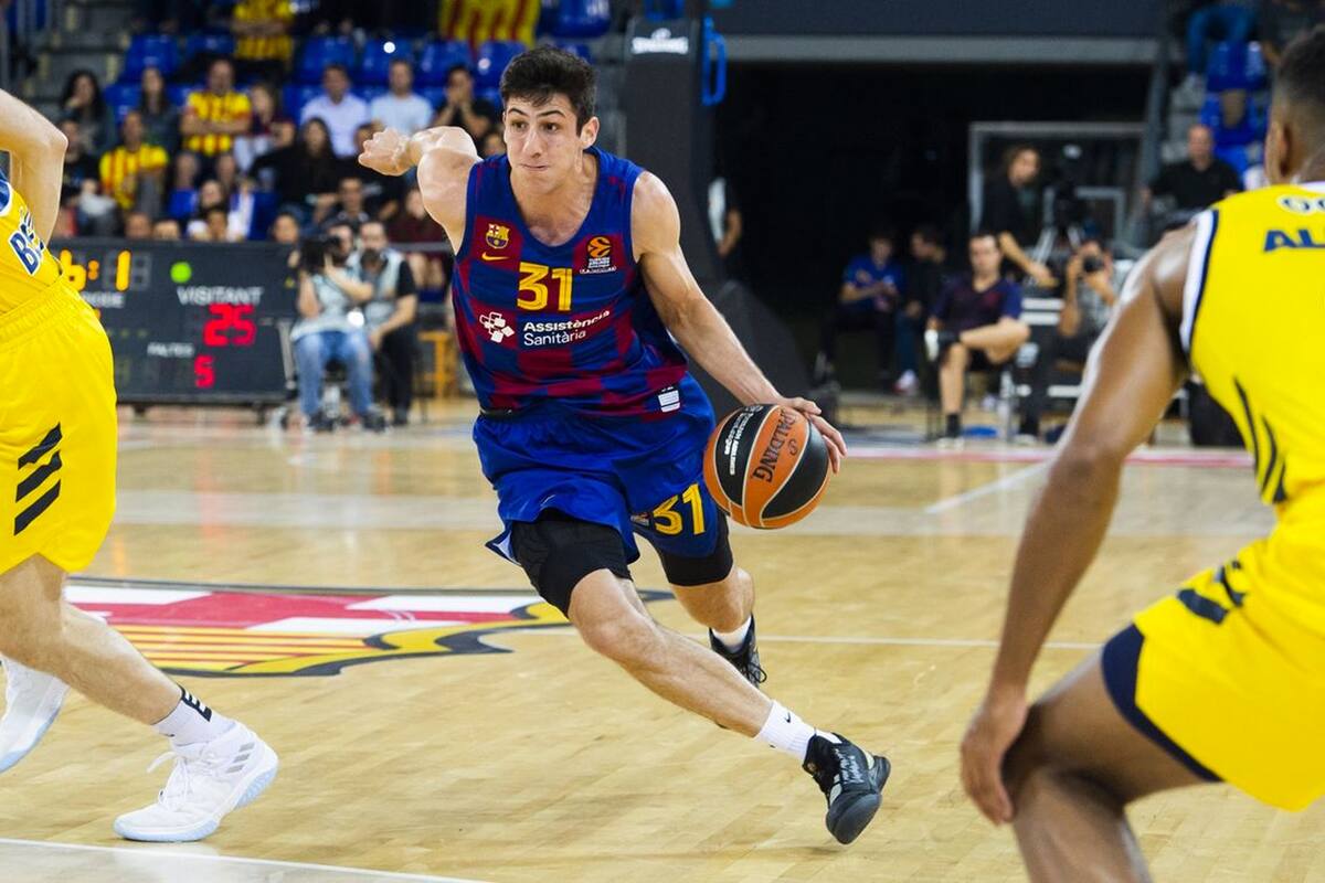 Leandro Bolmaro es atlético y puede desempeñarse en las tres posiciones perimetrales.