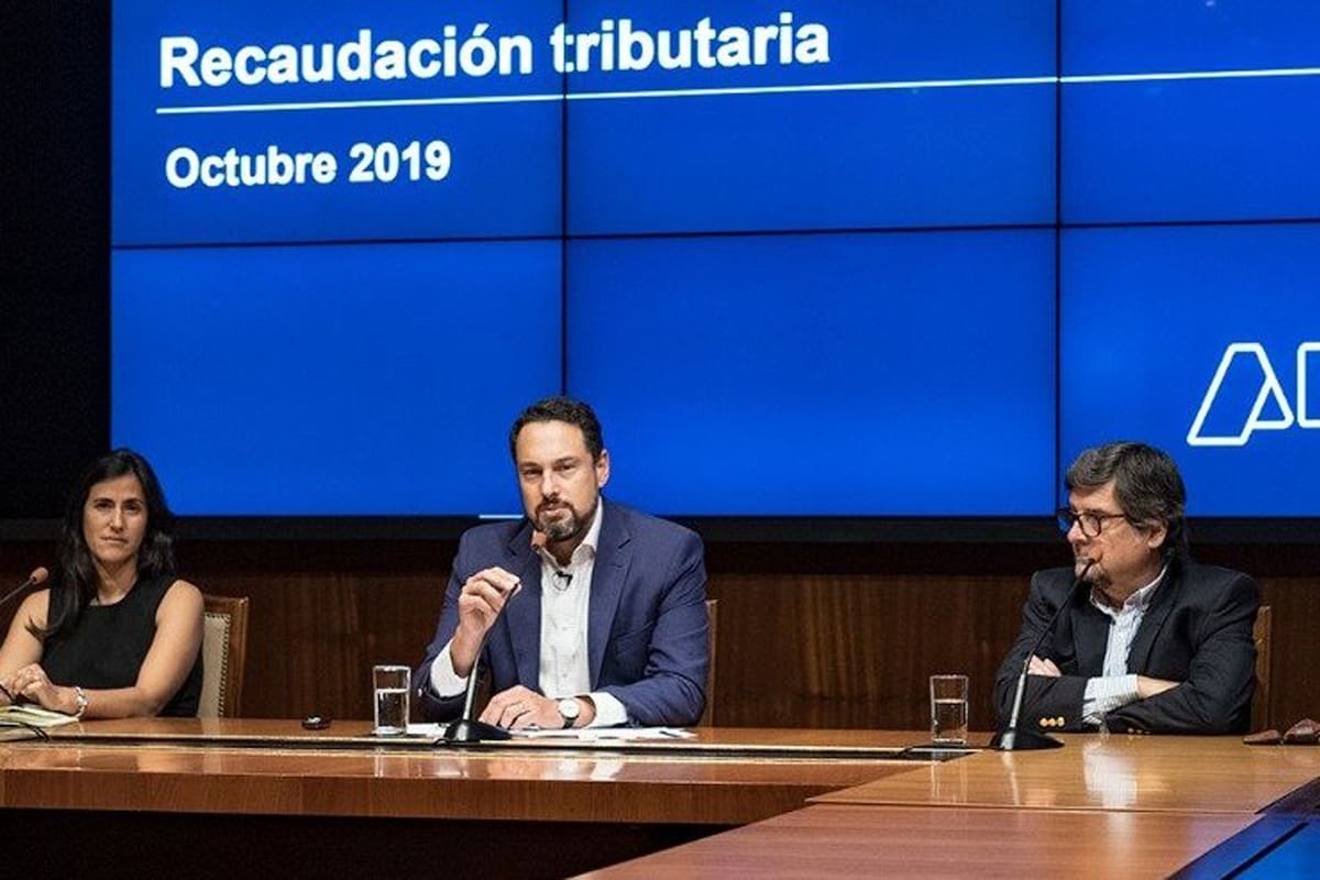 Leandro Cuccioli, ayer, al anunciar la recaudación