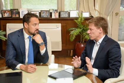 Leandro Cuccioli y Gastón Fossati, titulares de AFIP y ARBA, respectivamente