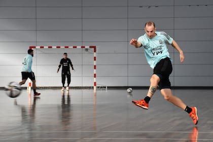 Leandro Cuzzolino, capitán de la selección argentina de futsal