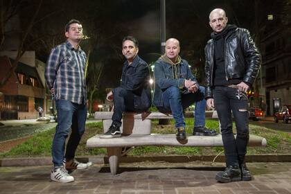 Leandro de Cousandier, Fernando Astone, Mariano Esain y Luciano Esain