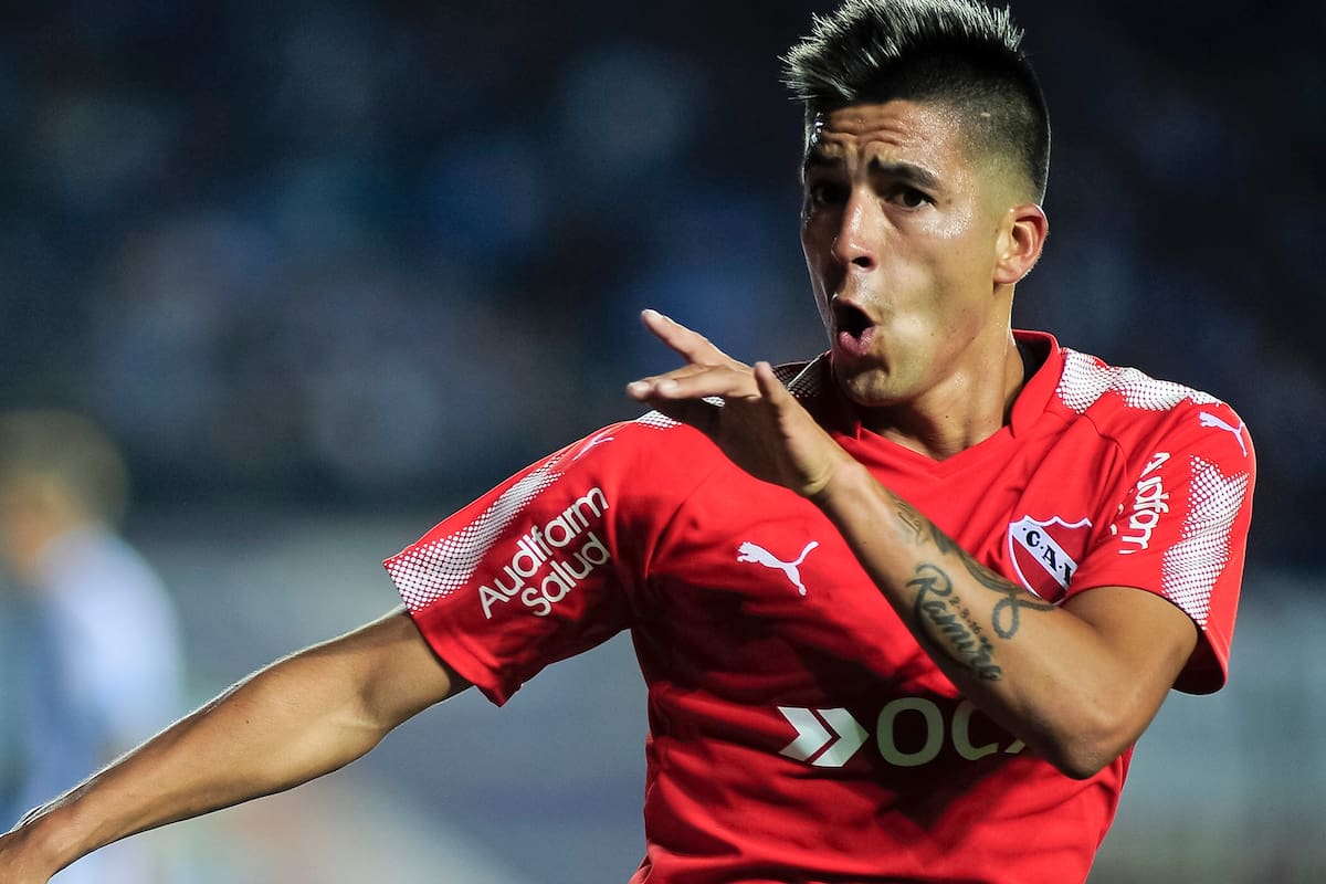 Leandro Fernández festejando