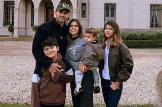 Leandro Paredes compartió una foto con su hija y un detalle llamó la atención de todos