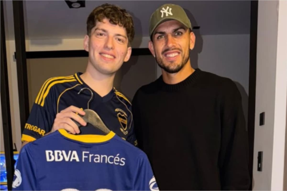 Leandro Paredes visitó el programa de Davoo Xeneize