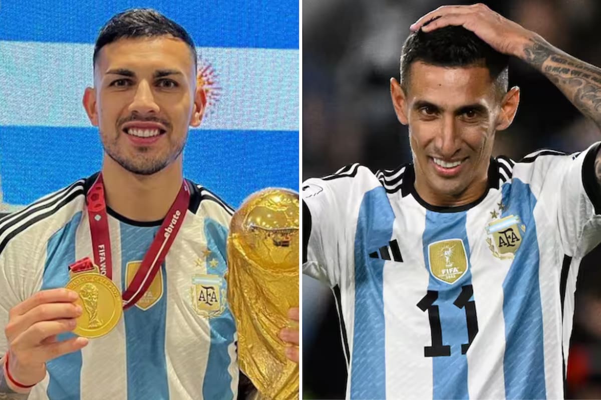 Leandro Paredes y Ángel Di María.