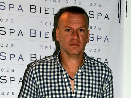 Leandro Rud con algunas de las modelos de lo que supo ser su staff: Jesica Cirio y Mariana Antoniale