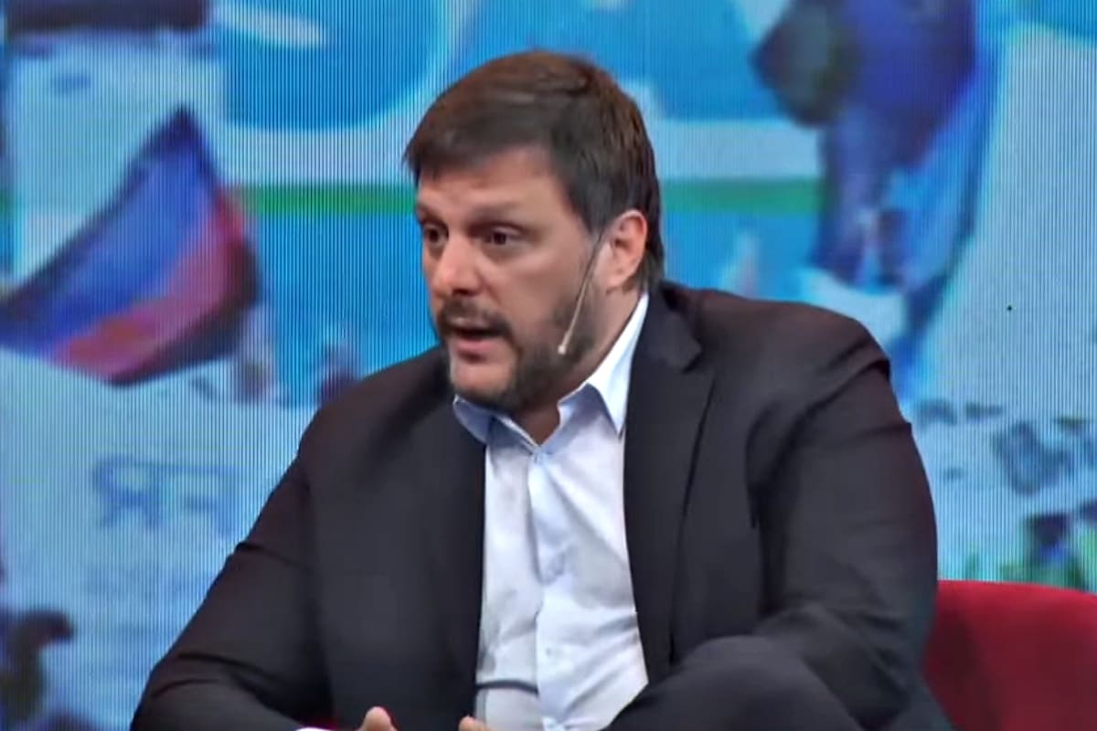 Leandro Santoro, durante la entrevista