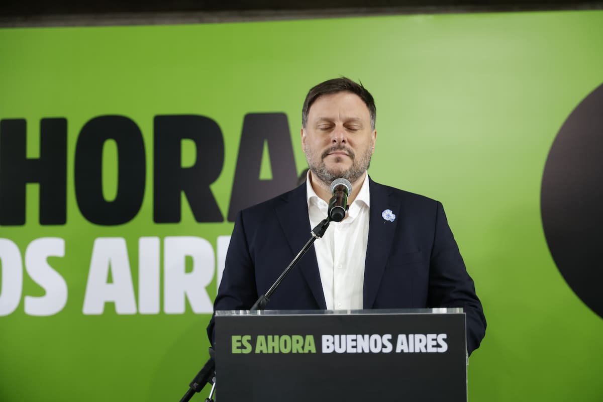 Leandro Santoro, en su búnker, al reconocer la derrota