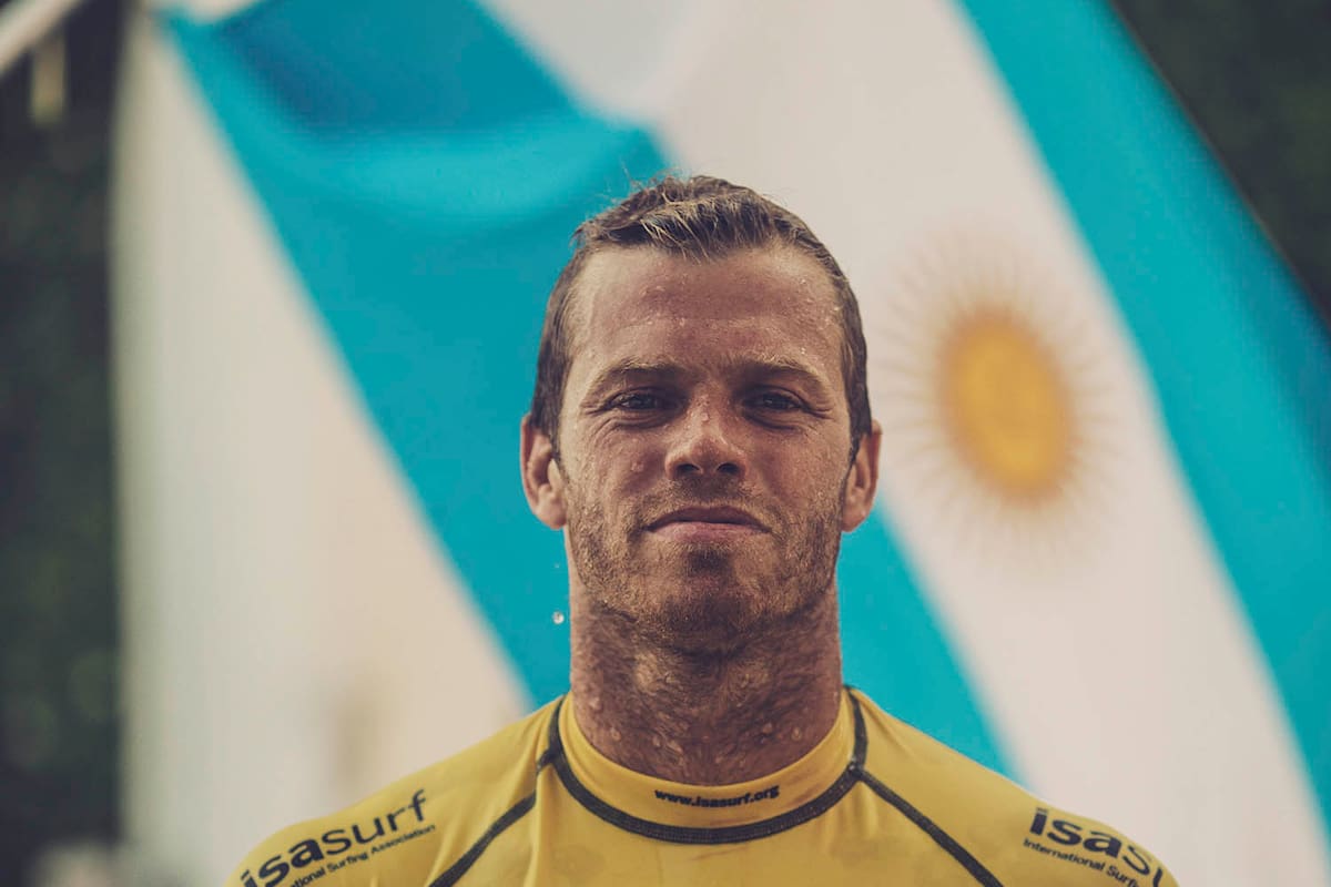 Leandro Usuna en el Mundial ISA; ahora, está a punto de encarar otro gran desafío