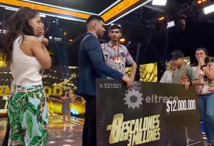 Leandro volvió a ganar y compró la llave por $350.000 (Foto: Captura de TV/ eltrece)