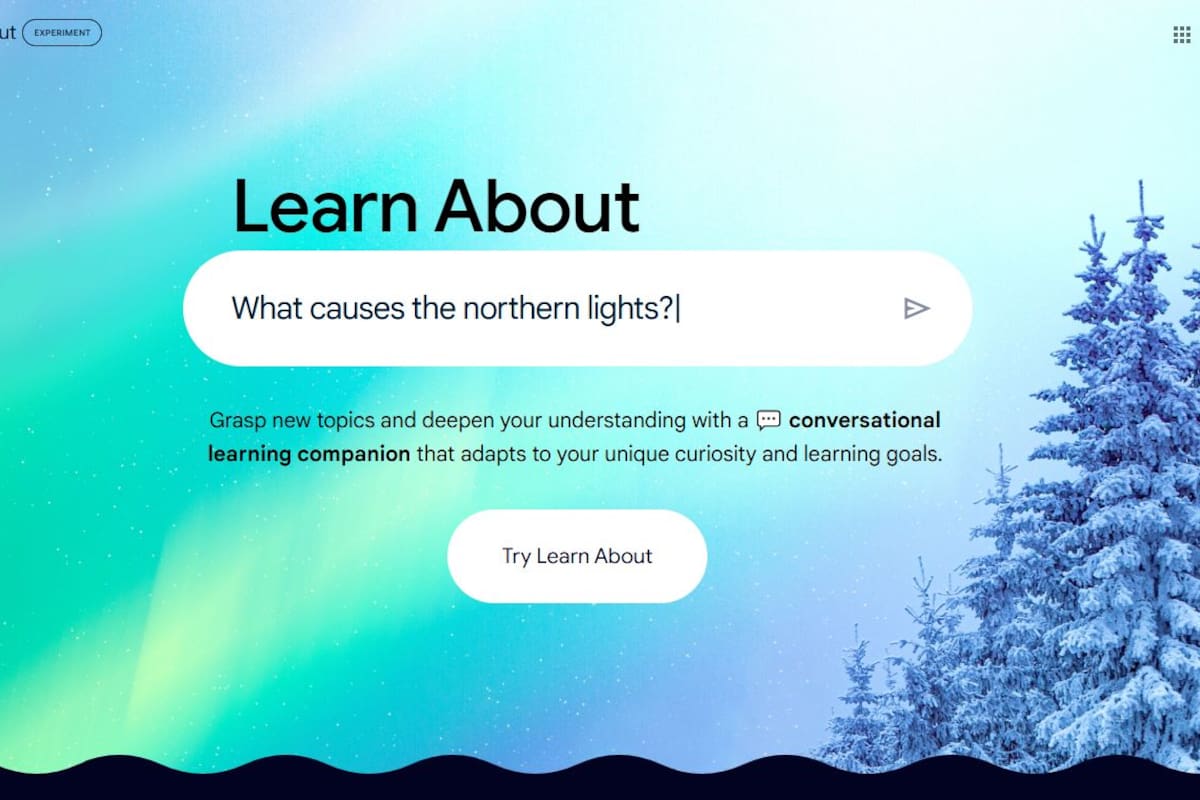 Learn About es el nuevo servicio de Google para aprender sobre diferentes contenidos conversando con una inteligencia artificial