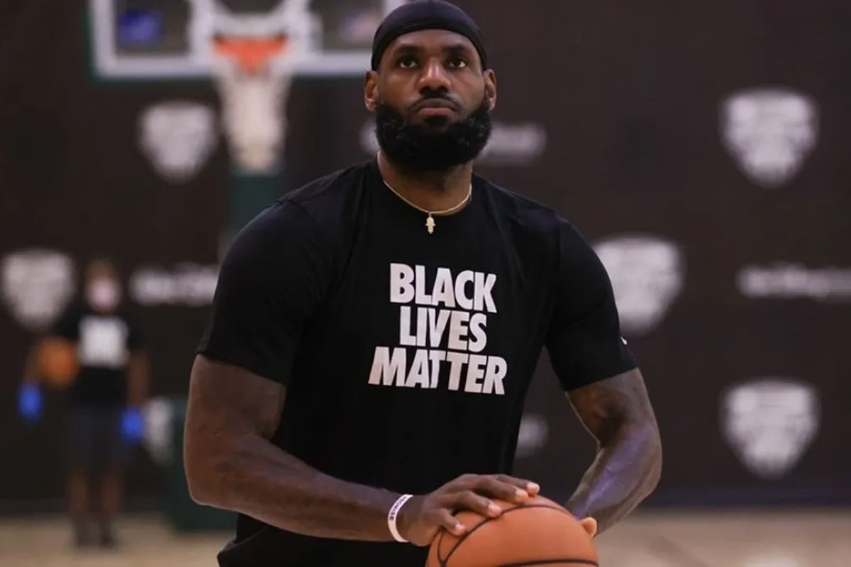 LeBron James es uno de los más activos participantes en la causa de Black Lives Matter