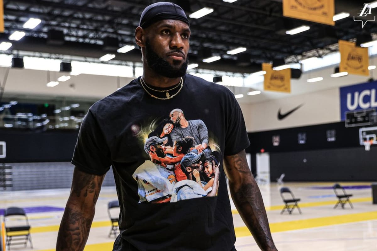 Lebron James y el tributo constante a Kobe y Gianna Bryant