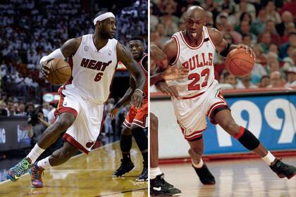 Lebron quiere ser el mejor de la historia; Jordan lo chicaneó