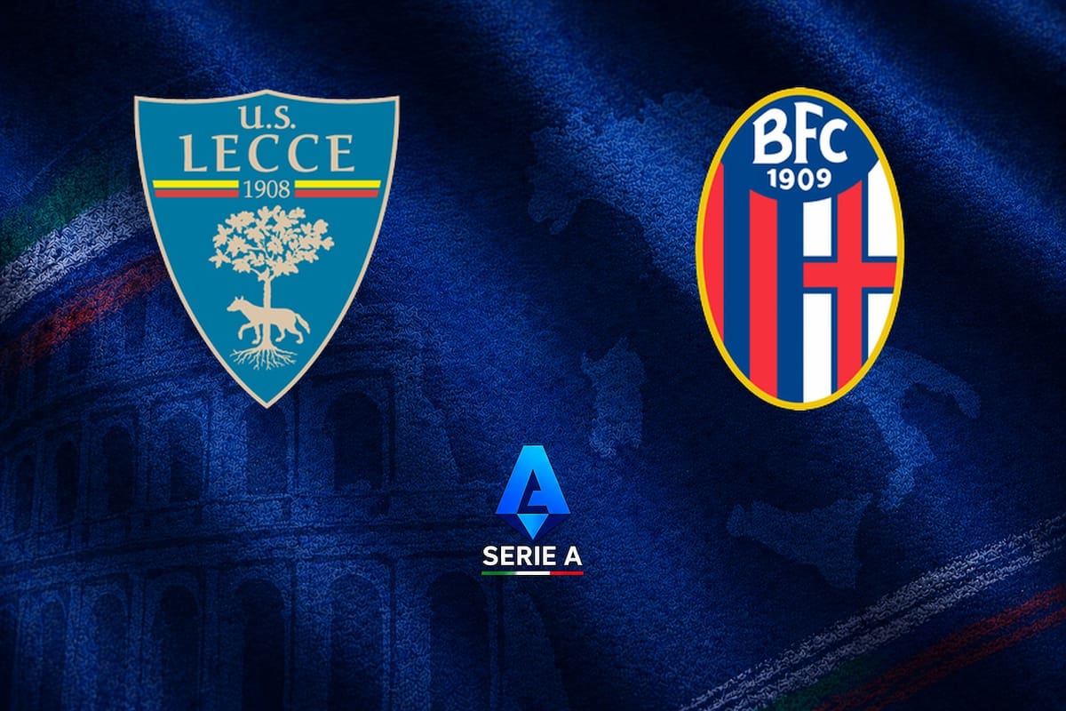 Lecce y Bologna disputaron uno de los encuentros de la jornada del fútbol italiano