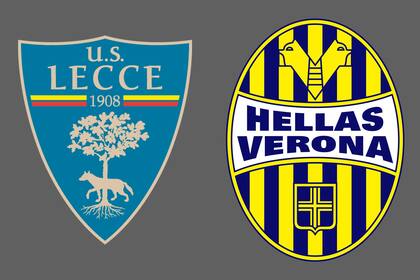 Lecce y Hellas Verona disputaron uno de los encuentros de la jornada del fútbol italiano