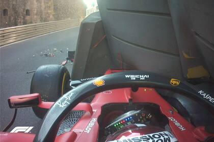 Leclerc largará 10° en Bakú tras su accidente