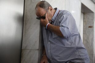 Horacio García Belsunce en los tribunales de San Isidro tras el veredicto que absolvió a Nicolás Pachelo