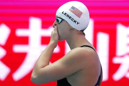 Ledecky se quedó sin el andar perfecto en los grandes eventos