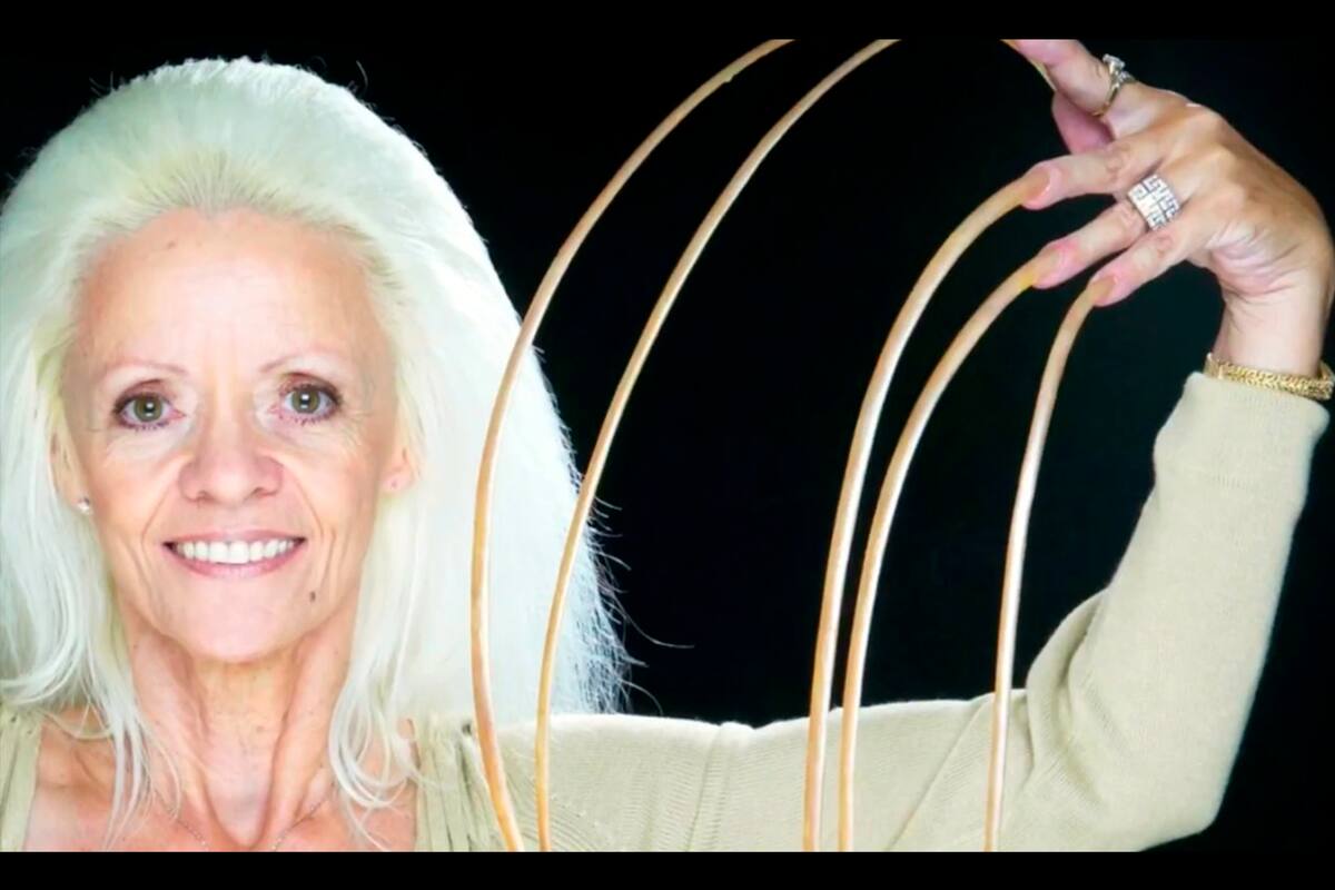 Lee Redmond, cuando aún ostentaba la marca mundial