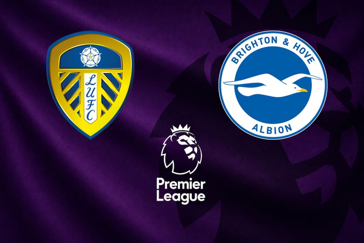 Leeds United y Brighton and Hove Albion disputaron uno de los encuentros de la jornada del fútbol inglés