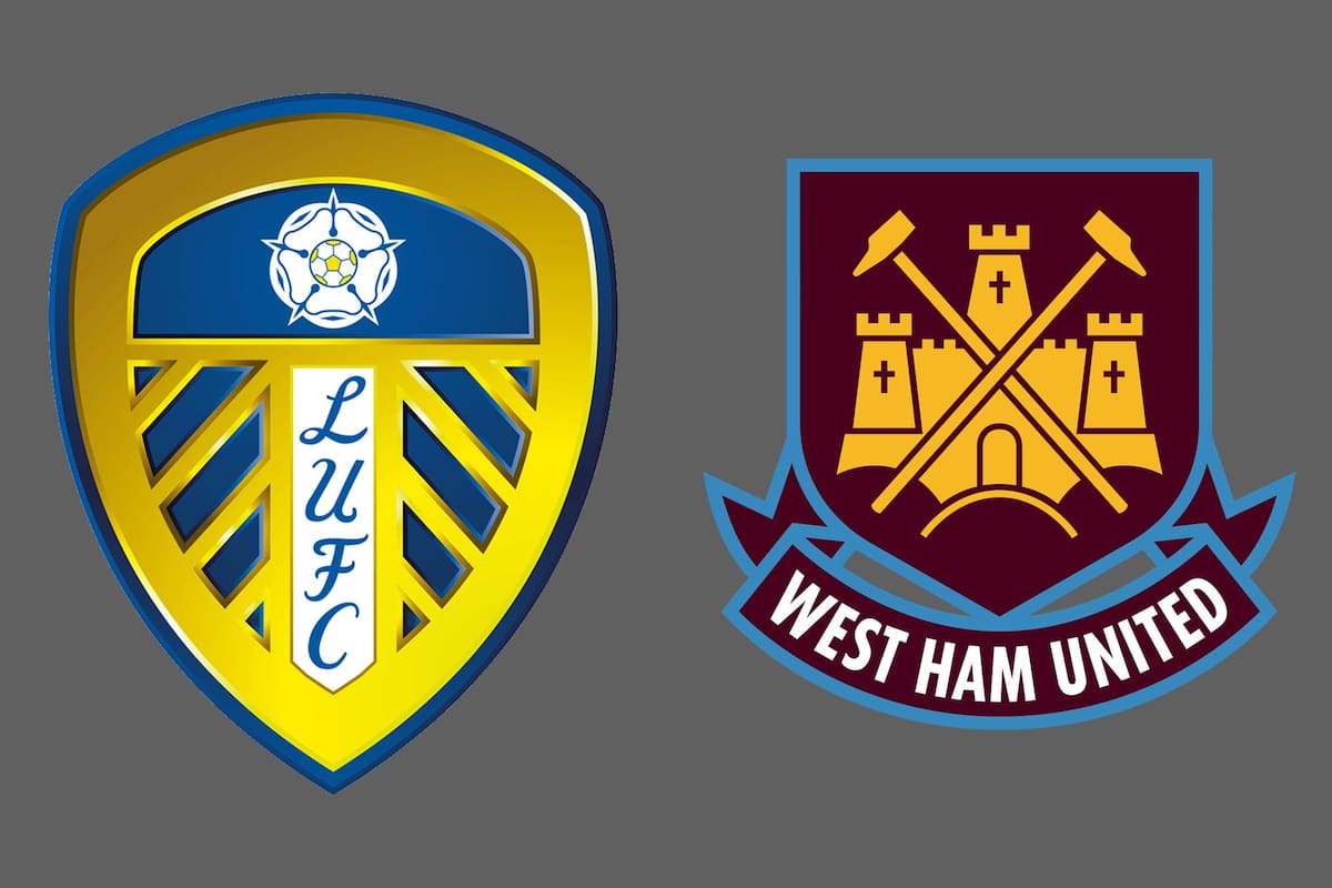 Leeds United y West Ham United disputaron uno de los encuentros de la jornada del fútbol inglés