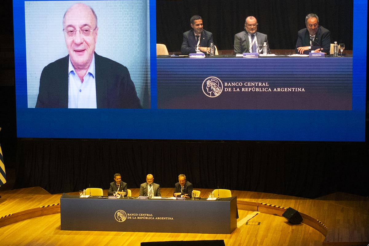 Leiderman durante su participación en las Jornadas del Banco Central