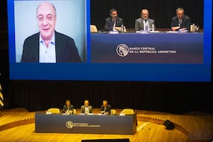 Leiderman durante su participación en las Jornadas del Banco Central