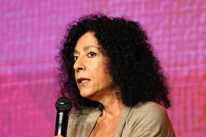 Leila Guerriero en la apertura de la Feria del Libro porteña