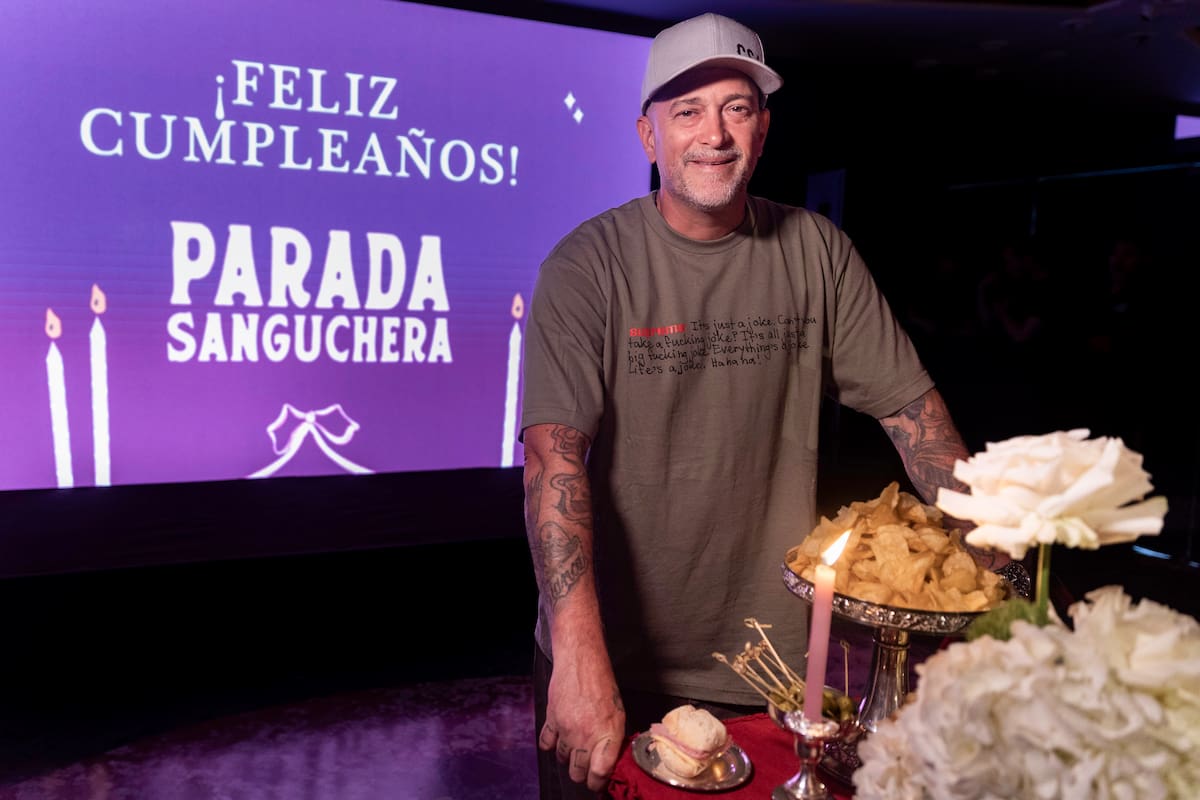 Lele Cristóbal, dueño de Café San Juan y creador de la Parada Sanguchera.