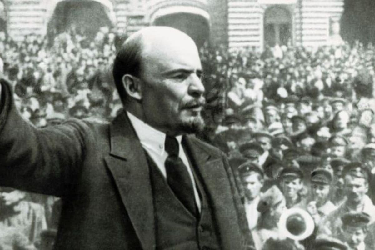 Lenin lideró la revolución bolchevique de 1917 y puso en marcha la Unión Soviética