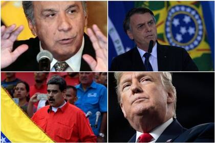 Lenín Moreno, Donald Trump, Nicolás Maduro y Bolsonaro, algunos de los que han causado indignación.