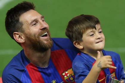 Lionel Messi filmó a su hijo Thiago cantar un tema de Bizarrap