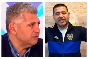Leo Farinella, indignado con Riquelme