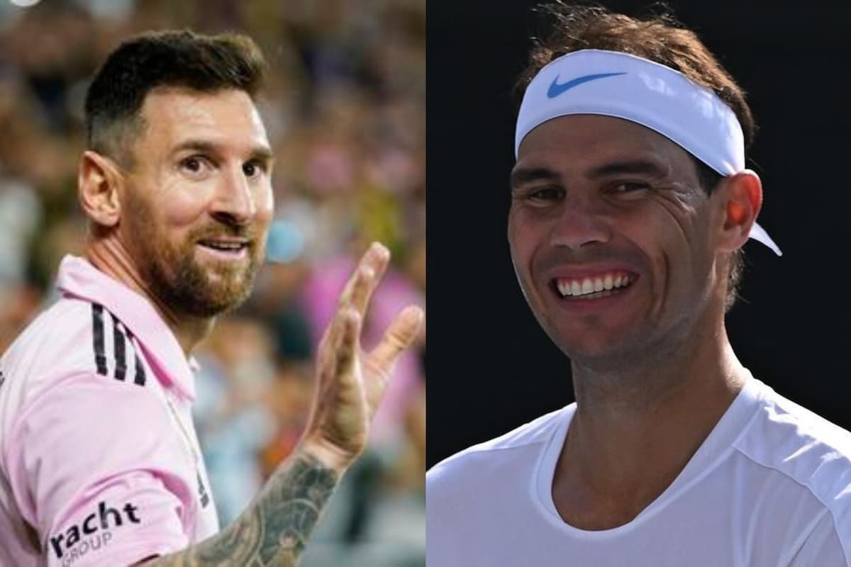 Leo Messi le dio un regalo a Rafa Nadal