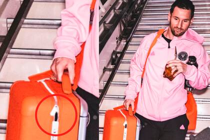 Leo Messi llegó a Japón pero no se dio cuenta de que iba con la valija abierta
