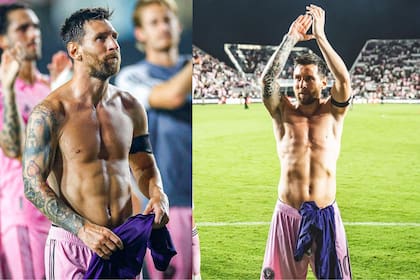 Leo Messi marcó el primer gol de la noche