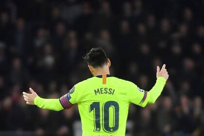 Leo Messi, marcó en la victoria del Barcelona