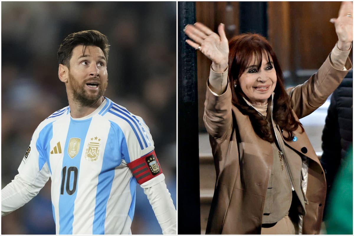 Leo Messi y Cristina Kirchner, protagonistas del encendido de este martes