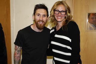 Lo que Messi le gritó al mundo lo aprendió de Julia Roberts
