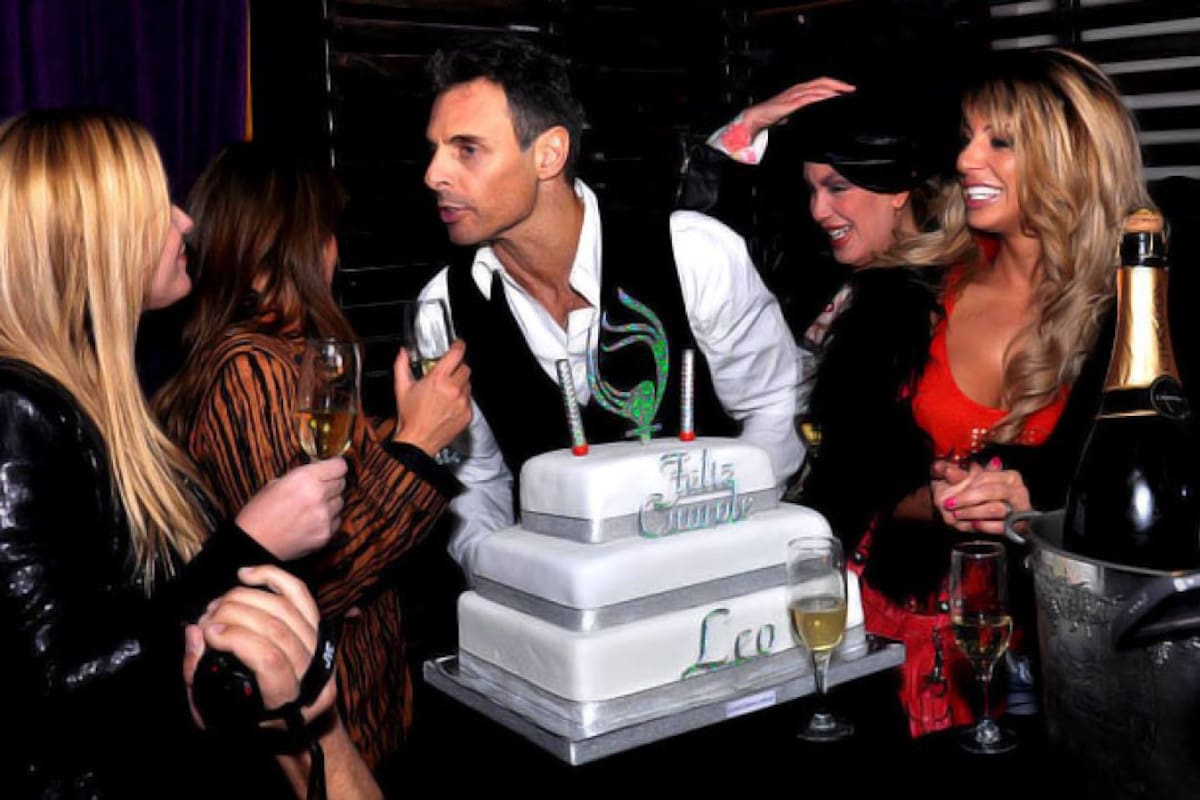 Leo Travaglio, en una de sus fiestas de cumpleaños en Esperanto