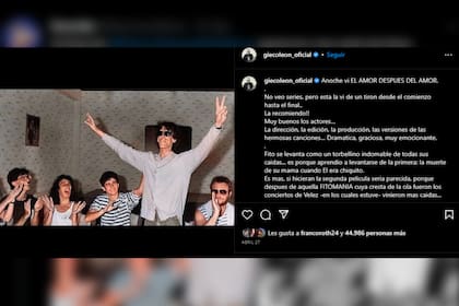 León Gieco habló sobre la serie (Captura Instagram)