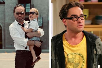 Leonard vive en un exclusivo terreno en California y tiene un hijo pequeño