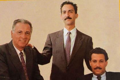 Leonardo, Ariel y Eduardo Stanislavsky, dueños de la empresa