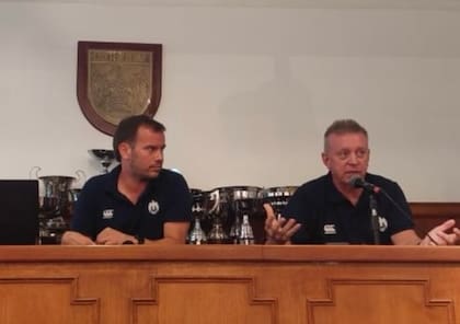 Leonardo Borghi, Director de Referato de la URBA, durante una de las reuniones