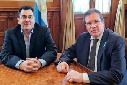 Leonardo Cifelli y Tristán Bauer se reunieron este martes en el Ministerio de Cultura